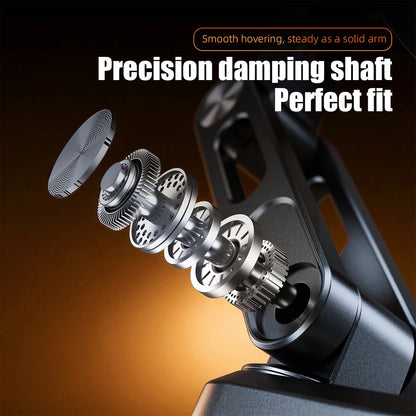 Metal Magnetic Universal Car Phone Holder Foldable Phone Stand Mount GPS Support Fit All phone USE For Gym Outdoor Selfie Office