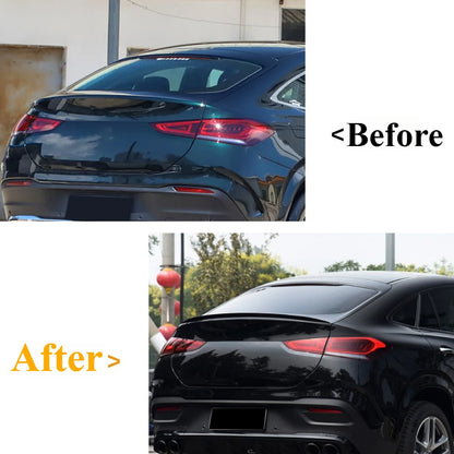 Car Rear Trunk Wing For Mercedes-Benz GLE Coupe C167 GLE350 450 GLE53 2020+ For AMG Style Tail Wing Splitter Spoiler Body Kit