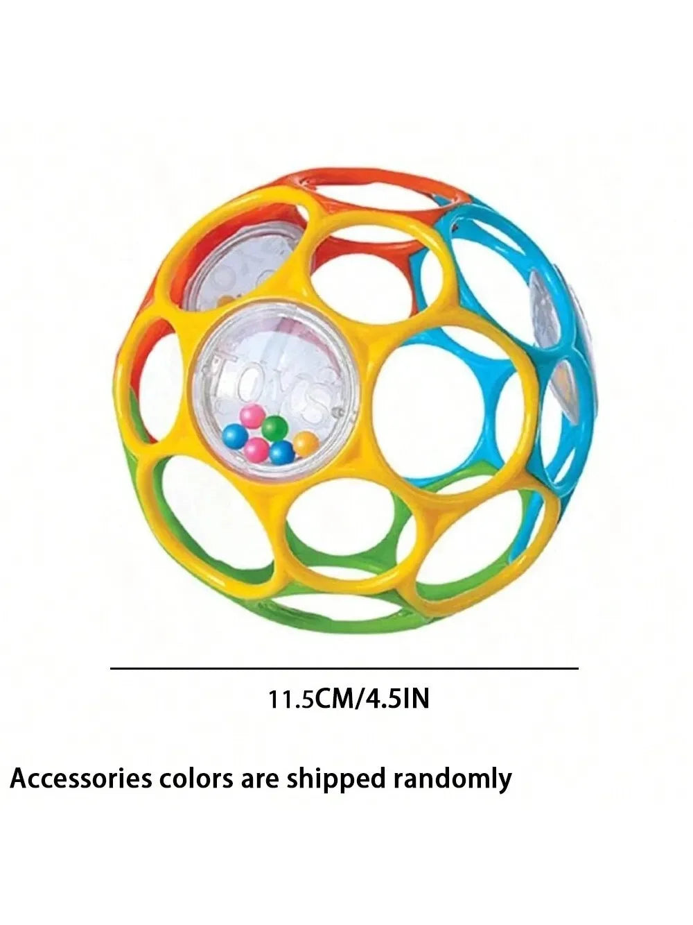 Sensory Teething Ball for Babies, Promotes Motor Skill Development, Baby Shaker, Chew Toy for Teething,Infant , Educational.