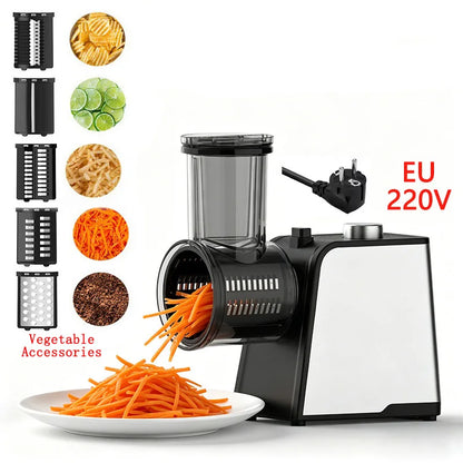 Multifunctional S6B Commercial Electric Food Processor Meat Grinder Sausage Stuffer Vegetable Cutter Slicer Shredder for Kitchen