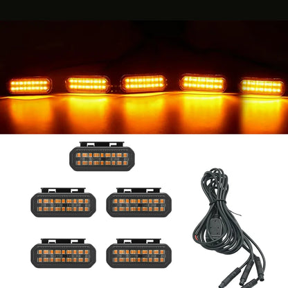 FOR TOYOTA HILUX LED Car Lights Front Grille LED Light Safety Warning Light Harness  Car Accessories LED Signal Lamps