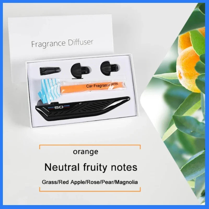 Car Air Freshener For BMW F30 F10 Blade Shape Air Vent Perfume Diffuser Fragrance Holder With Refill Strips