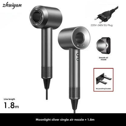 2026 Professional Leafless Wall-mounted Hair Dryer Negative Ion With Air Collecting Scattering Nozzle Salon Tool For Home Travel