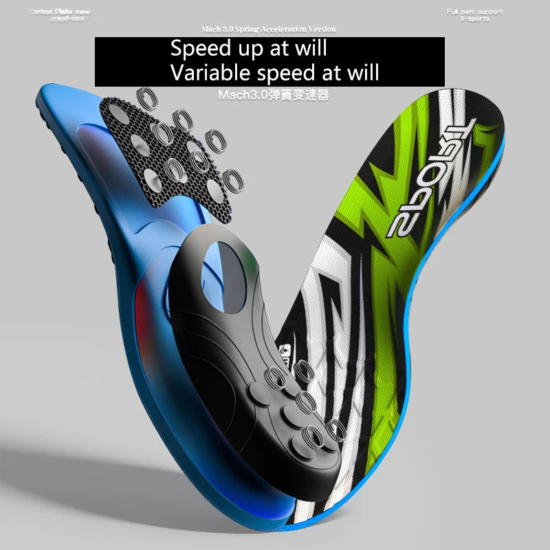 Basketball insole Spring Orthopedic Sport Insoles Shock Absorption Breathable Sole Pad Sport Arch Support Feet Pain Care Insole