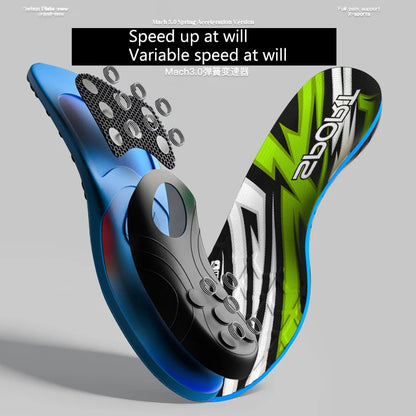 Basketball insole Spring Orthopedic Sport Insoles Shock Absorption Breathable Sole Pad Sport Arch Support Feet Pain Care Insole