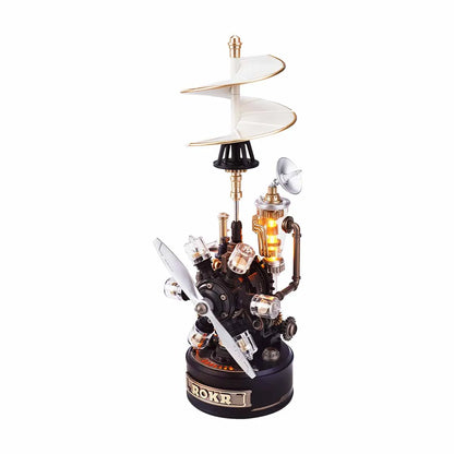 ROBOTIME ROKR Industrial City Series 3D Puzzle Steampunk Mechanical Model Unique Desk Decor Ideal Birthday Gift For Boys Men
