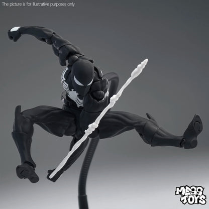 New MessToys Spiderman Figure CT Toys Black Red Spider Man Figurine Mess Toys Action Figure Custom Model Gift Kid Customized Toy