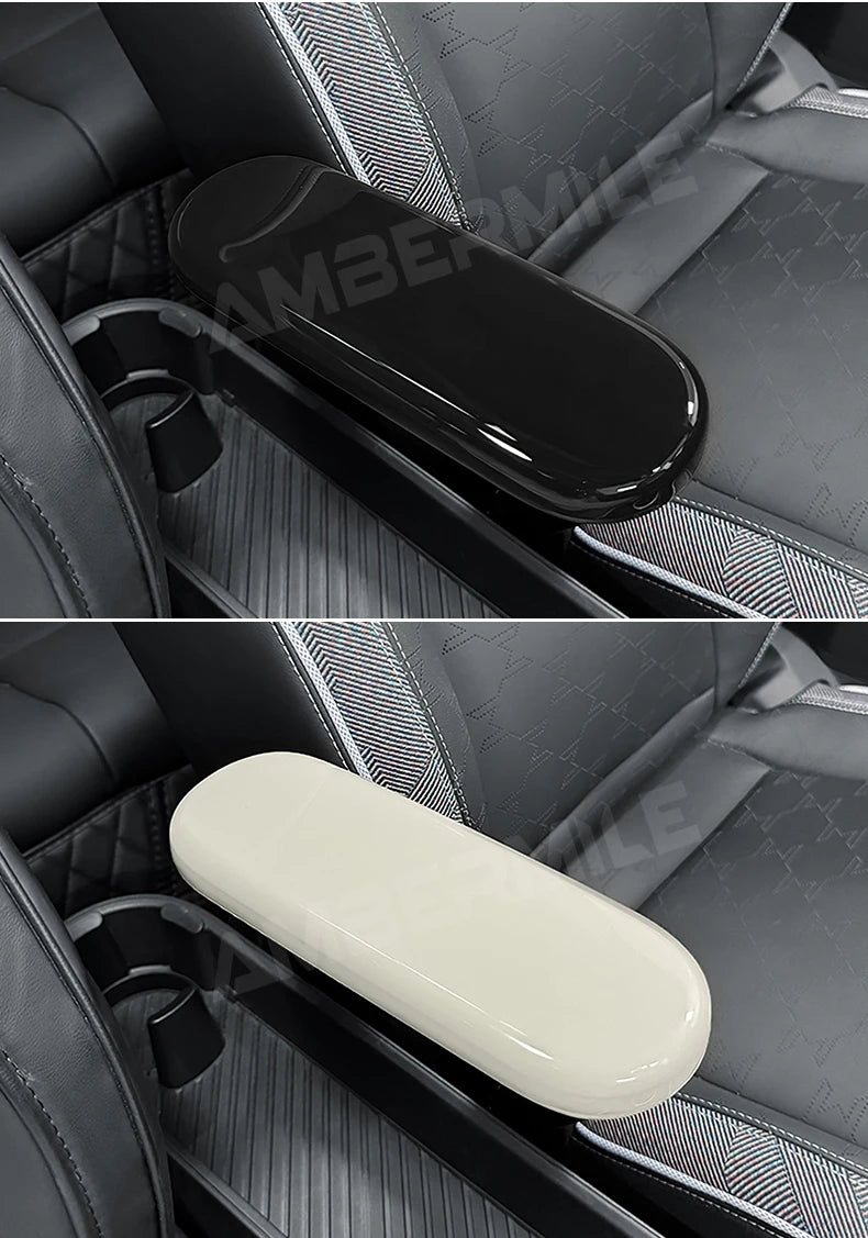 For MINI Cooper E/SE J01 EV Aceman J05 2024 2025 Car Center Console Storage Box Armrest Panel Cover Sticker Interior Accessories