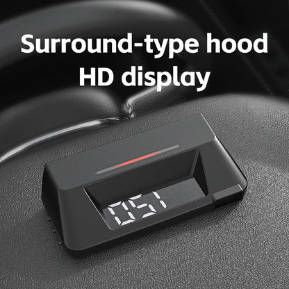 New HUD Head Up Display OBD Multifunctional Vehicle Instrument Transmission Oil Temperature Monitoring Dual Display Screen S100