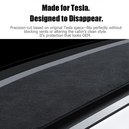 For Tesla Model 3 Y Juniper Highland Dashboard Cover Pad Suede Sunshade Protector Anti-UV Dash Mat Non-slip Pads Car Accessories