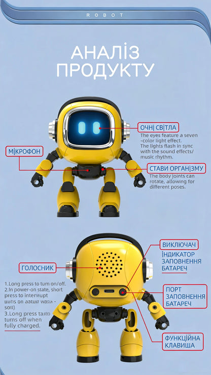 DeepSeek AI Spanish Version Intelligent Robot Kids Toy Voice Interactive Dialogue Educational Desktop Toy With Smart Conversatio