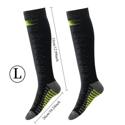 Men's Waterproof Knee-High Hiking Socks – Breathable Anti-Slip Outdoor Crew Socks for Trekking, Camping,Fishing Wet Terrain