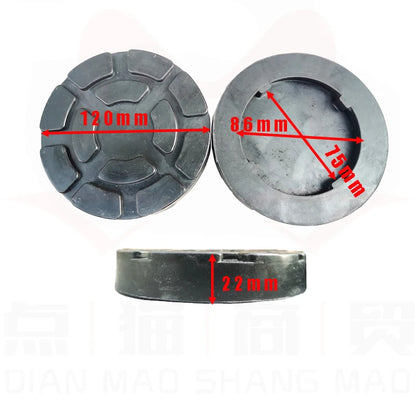 4Pcs/lot Black Rubber Jacking Pad for Car Lift Anti-slip Surface Tool Rail Protector Heavy Duty for Car Lift