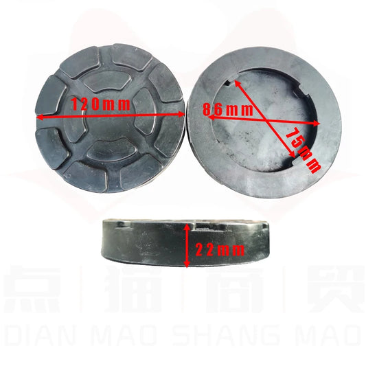 4Pcs/lot Black Rubber Jacking Pad for Car Lift Anti-slip Surface Tool Rail Protector Heavy Duty for Car Lift
