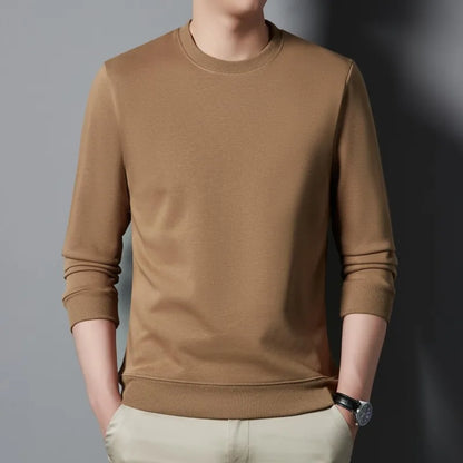 Top Quality New Brand Casual Fashion Crewneck Simple Trendy Loose Fit Pullover No Hood Hoodies Sweatshirts Mens Clothes 2025
