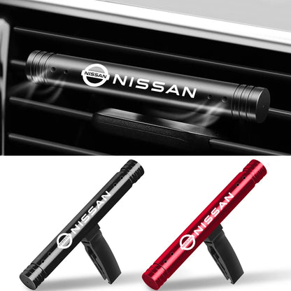 Car Aromatherapy Stick Metal Fragrance with Replacement Cores For Nissan J10 X-Trail Qashqai Juke Leaf Micra NOTE Patrol Pulsar