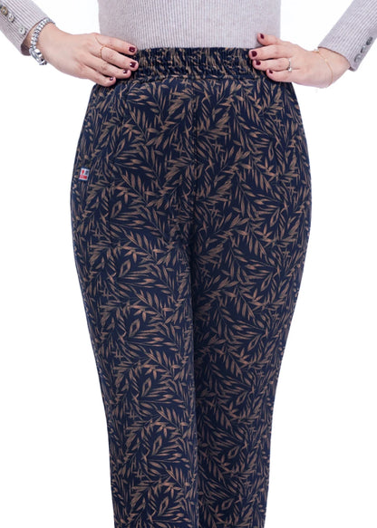 Thick Cotton Pants for Women Winter Warm Loose Fit Camel down Filled Trousers plus Size Mommy Grandmother Pants High Waist Lo...