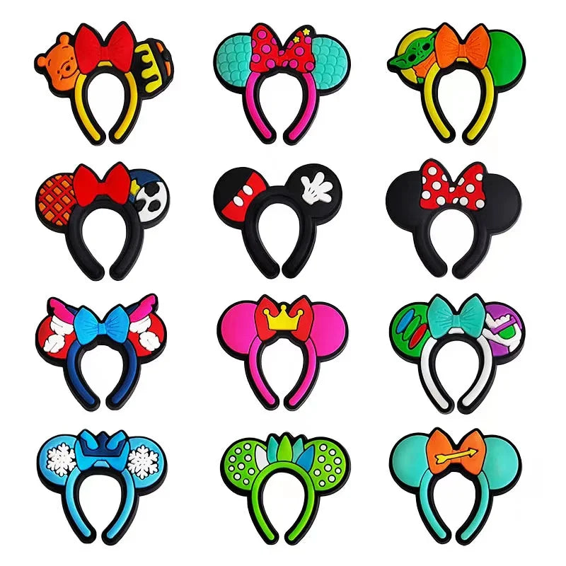 8-100pcs Girl's Hairband Balloon Cookie Shoe Charms for Sandals, Shoe Decoration Accessories Shoe Pins Great Gift for Men Women