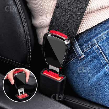 Car seat belt alloy safety belt extension connector car rear safety buckle holder plug-in belt clip