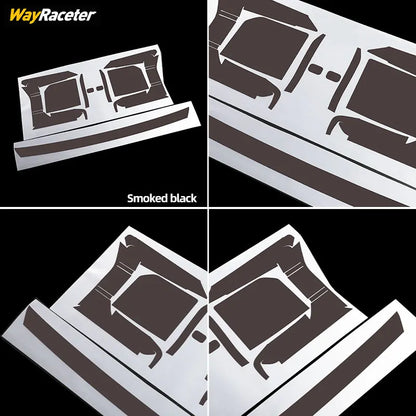 Car Headlight Protective Film Transparent Smoked Black TPU Sticker For BYD Shark 6 2025 2026 Off Road 4X4 Exterior Accessories
