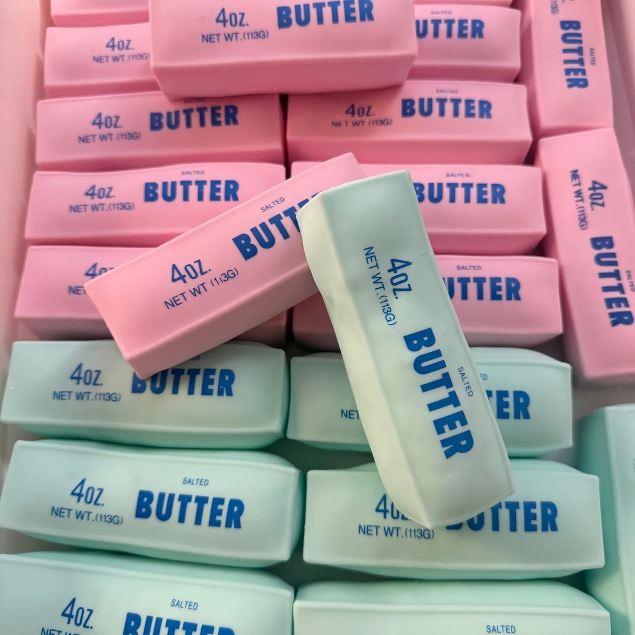 Creative Butter Stick Squishy Fidget Toy Building Block Filling No rebound Squeeze Toy Adult Sensory Stress Relief Fidget Toy