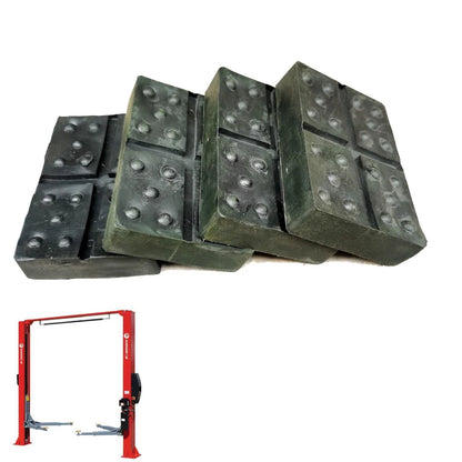 4Pcs/lot Universal Square Ox Tendon Rubber Arm Pads lift pad Rubber Arm Pad fit For Auto Lift Car Auto Truck Hoist