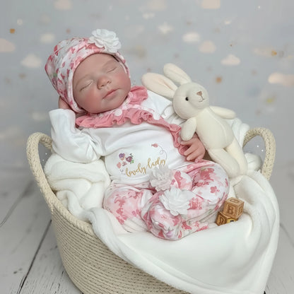 1PC / 2 Outfits 18Inch Open Mouth Pascale Soft Silicone Bebe Reborn Girl Doll With Painted Skin Washable bebe reborn de silicona