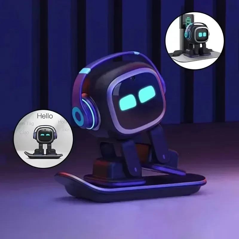 EMO Robot Toy Desktop Pet Intelligent Ai Electronic Accompanying Decoration Electronic Advanced Smart Pet Children's Toys Gift