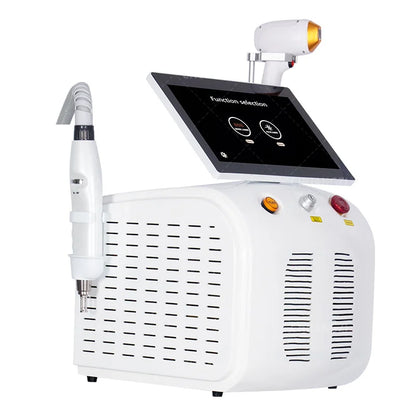 Titanium Soprano 2 in 1 Diode Laser Hair Removal Device  5000W Tattoo Removal Strong Hair Removal Laser Equipment