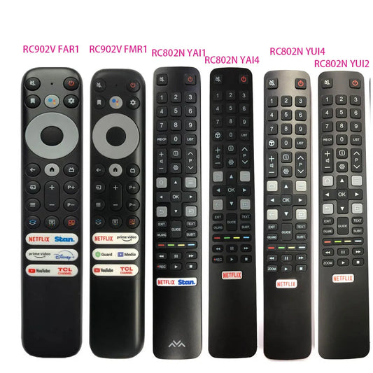 Original Remote Control Replacement TCL LED TV remote control RC902V FMR1 RC902 FAR1 RC802N YUI4 YUI2 YUI1 YAI1