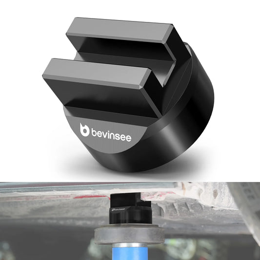 BEVINSEE Aluminum Jack Pad Adapter for VW for Golf MK6 MK7 MK8 MK7.5 MK8.5, for Audi A3 MK3 8V, Car Accessories