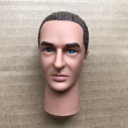Male Doll Heads Quality Makeup Doll Figure Collection Doll Parts Famous Men Stars Rare Face Doll Heads DIY Toy Accessories
