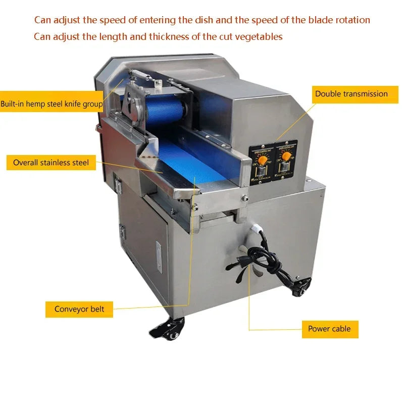 PBOBP Vegetable Shredder Electric Chopper Multi-function Food Cutter Dumpling Stuffing Ginger Garlic Chili/Meat Stuffing Machine