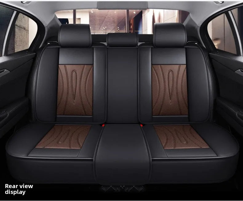 Universal One-piece Seat and Split Seat Car Seat Full Cover Breathable Leather SUV Car Seats Cushion Full Cover Protection