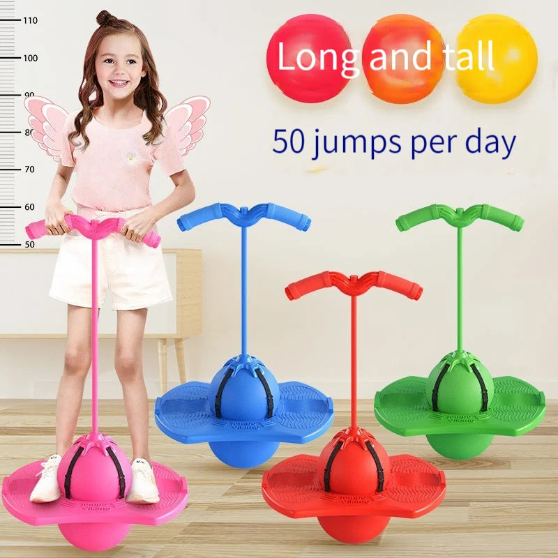 Bouncing Ball Frog Jump Long Height Exercise Equipment Increase High Jump Bouncing Ball Balance Training Equipment