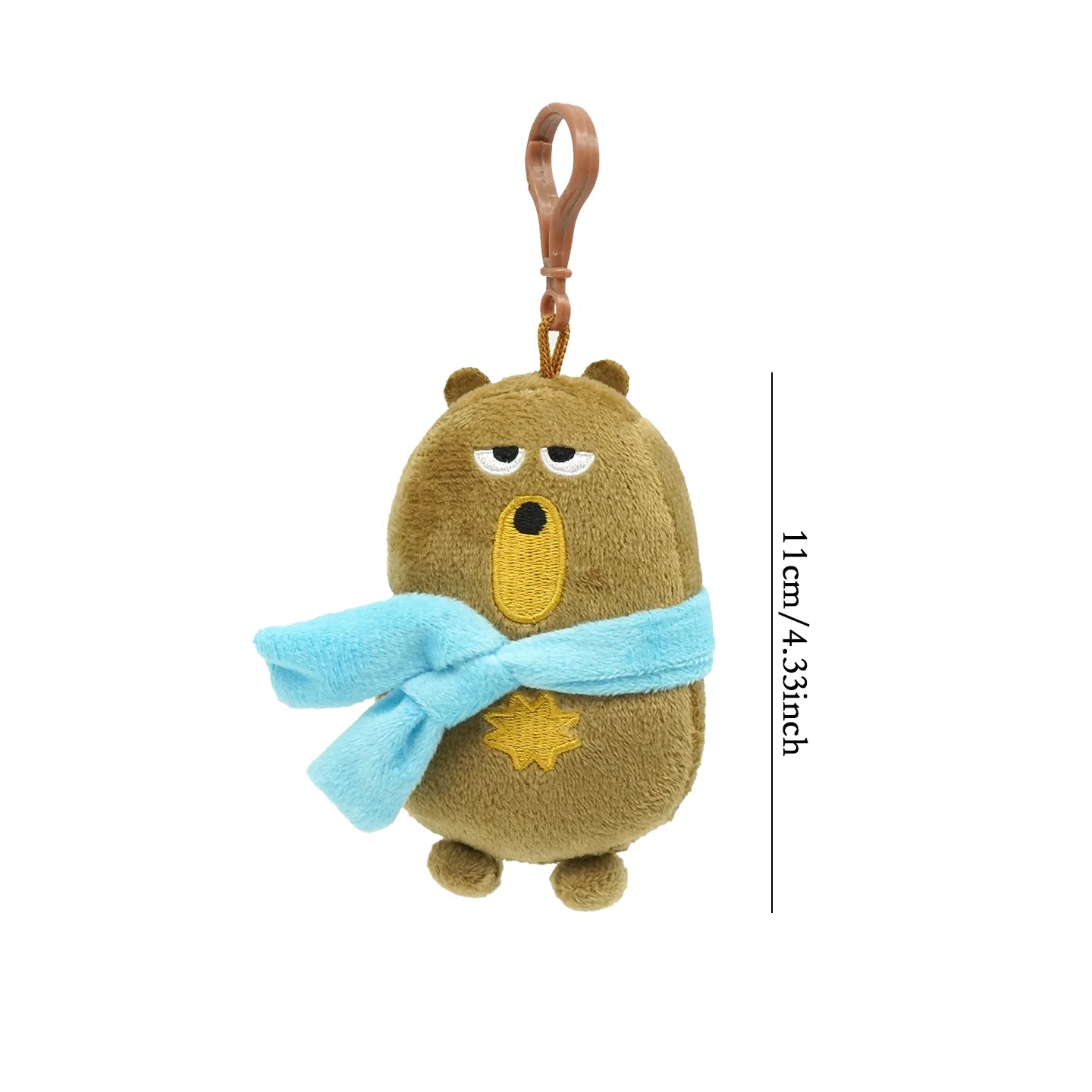 TreasuringU 2026 New Green Owl Plush Toy Kawaii Cute Bear Stuffed Dolls Cool Purple Girls Plushie Duobuff Children Birthday Gift
