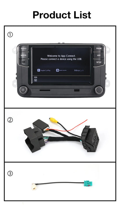 Desay RCD360 Carplay Car Radio 17G035280 MirrorLink MIB Auto radio for VW PQ Polo Golf Passat B6 B7 Jetta MK5 MK6 Eos Bettle