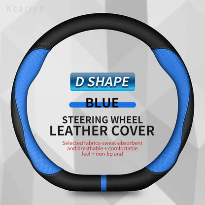 Car steering wheel cover For Mercedes A B C E R V CLASS CLA GLC GLK ML SLK VITO W123 W124 W203 W204 W176 W177 W212 W213 W221 245