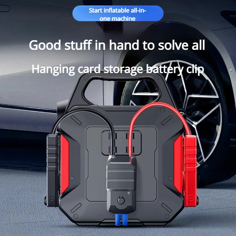 2026 3000A Powerful Car Jump Starter Portable Power Bank Booster Auto Starting Device Emergency Start
