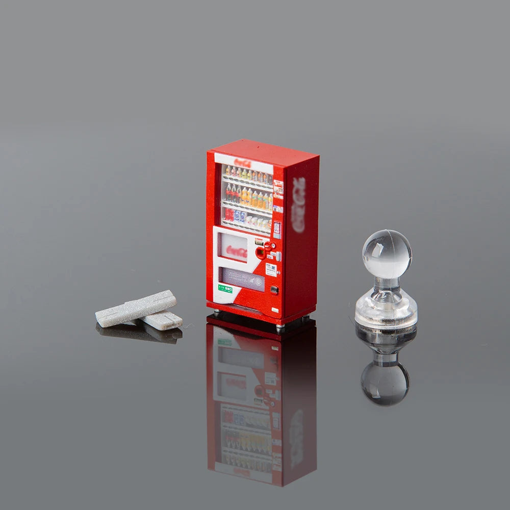 Kicarmod 1/64 Vending Machine Set Resin Miniature Model Scene Diorama Supplies