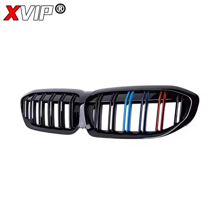XVIP Front Bumper Kidney Grill Diamonds Style Grille For BMW 3-Series G20 G21 2019-2022 318i 320i 320d 330i 340i 340d M Sport
