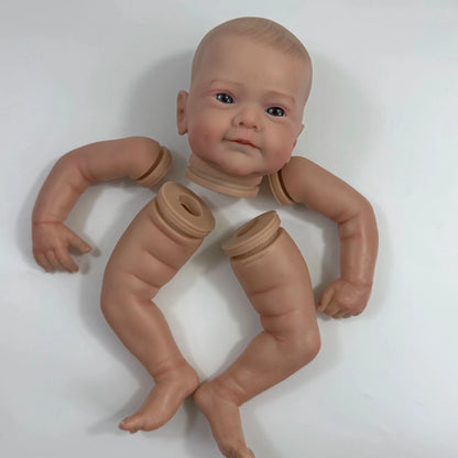 19 inches Already Painted Bebe Sanya Doll Kits Vinyl Reborn Doll Unassembled DIY Reborn Doll Kit Gift for Doll Collector