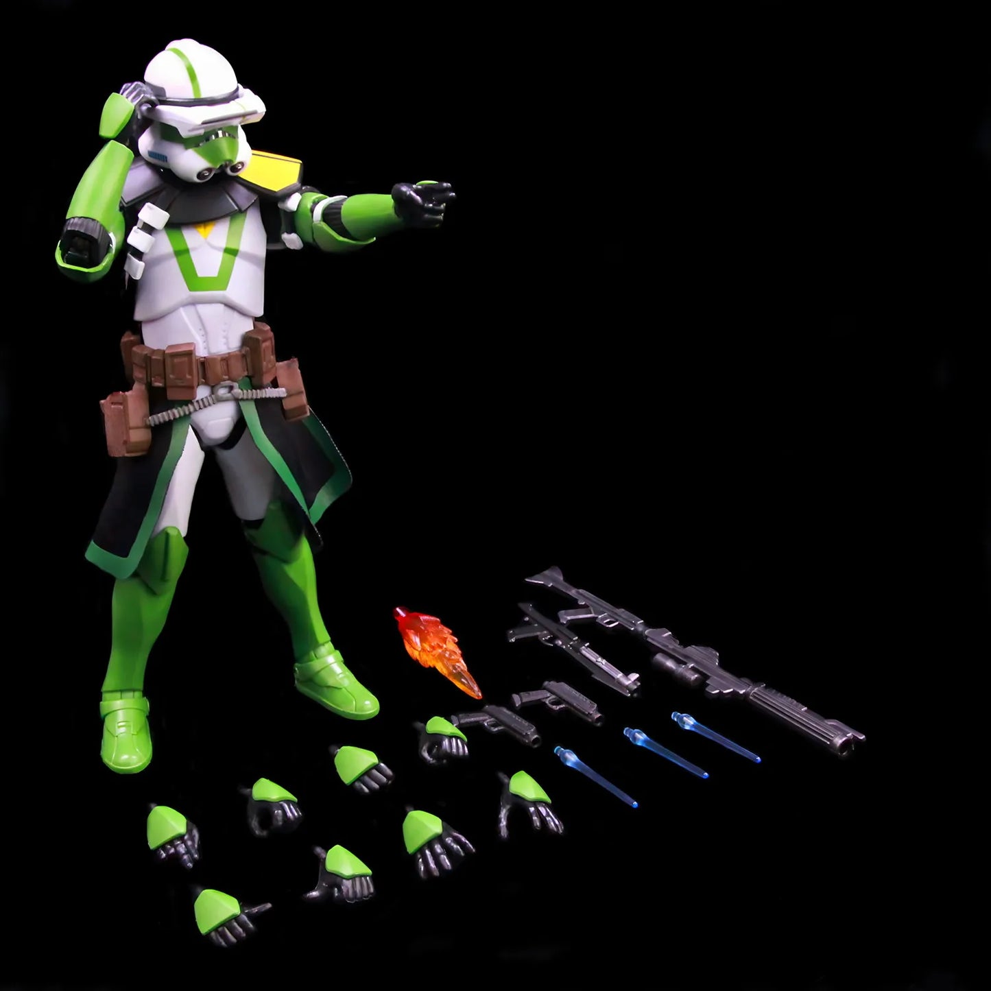New Body(JOV3.0) Star Wars Commander Doom's Unit Clone Command ARC Trooper 104th Wolfpack Kamino 6" Action Figure