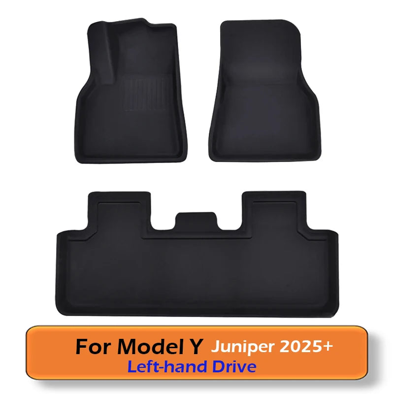 XPE Floor Mats Cargo Liner for Tesla Model Y Juniper / Launch 2025 2026 All Weather Anti Slip Waterproof Floor Liner Boot Mats
