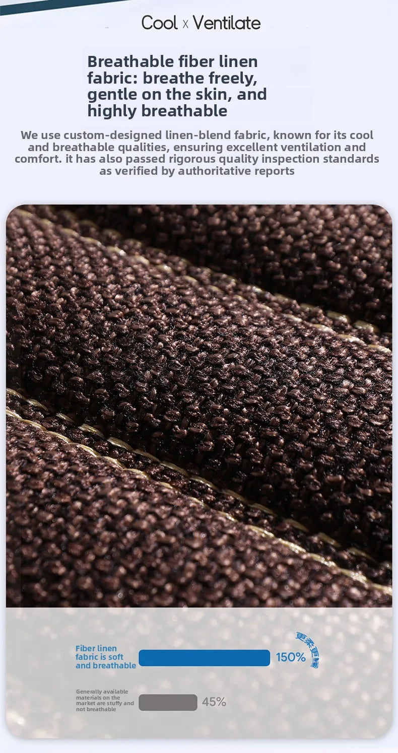 Universal Linen Car Seat Cover Four Season Auto Flax Comfortable Breathable Anti-Slip Covers Cushion SUV Car Seat Protection