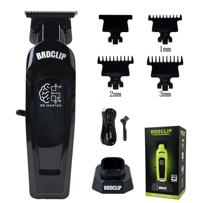 BRD106 078 Hair Clipper 7500RPM 7200RPM Hair Salon Trimmer DLC Blade with Charging Base Barber for Men New Professional BRDCLIP