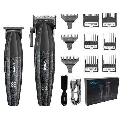 VGR Hair Clipper Professional 9000RPM Hair Cutting Machine Face Shaver Reciprocating Beard Trimmer Hair Trimmer for Men V-640 S3