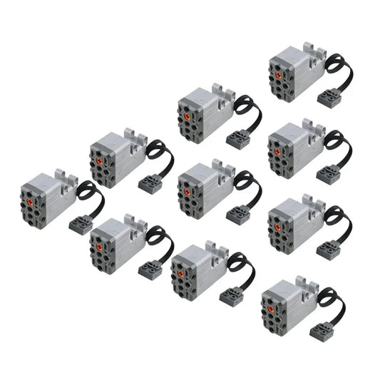 New Enhanced Servo Motor 88004 Building Block Power Functions MOC Technical Car Model Steering Bricks Toys Accessory 1/2/4/10PCS