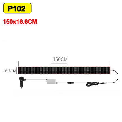 APP Remote Control Truck Devil Eye LED Pixel Panel Light 5V/2A DIY Custom Text Lighting Scrolling Foldable For Board Windshield