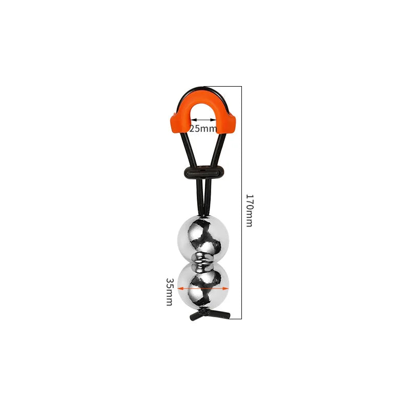 Reusable Stainless Steel Solid Ball Stretching Amplification Trainer Adjustable Household Items Adult Male Exercise Equipment